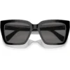 SWAROVSKI LENTES DE SOL CUADRADO SK6013 54 MM MUJER | BLACK/DARK GREY POLARIZED
