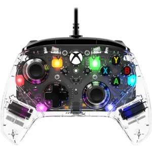 CONTROL ALÁMBRICO HYPERX CLUTCH GLADIATE RGB XBOX | TRANSPARENTE