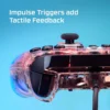 CONTROL ALÁMBRICO HYPERX CLUTCH GLADIATE RGB XBOX | TRANSPARENTE