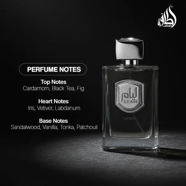 b0ckhm11fd_3_webp.webp PERFUME LATTAFA LIAM GREY EDP UNISEX 3.4 OZ / 100 ML