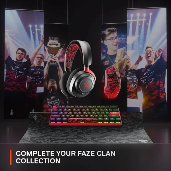 MOUSE INALÁMBRICO AEROX 3 FAZE CLAN EDITION STEELSERIES | NEGRO