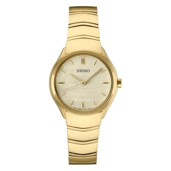 RELOJ SEIKO SUR552 CUARZO PARA MUJER | DORADO