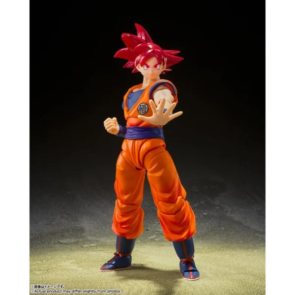 FIGURA SUPER SAIYAN GOD SON GOKU SH FIGUARTS TAMASHII NATIONS