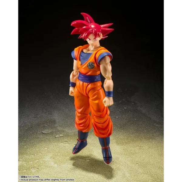 FIGURA SUPER SAIYAN GOD SON GOKU SH FIGUARTS TAMASHII NATIONS