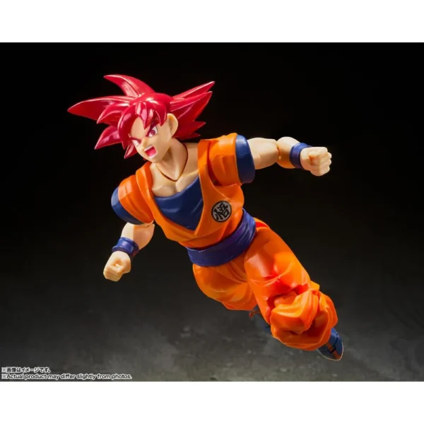 FIGURA SUPER SAIYAN GOD SON GOKU SH FIGUARTS TAMASHII NATIONS