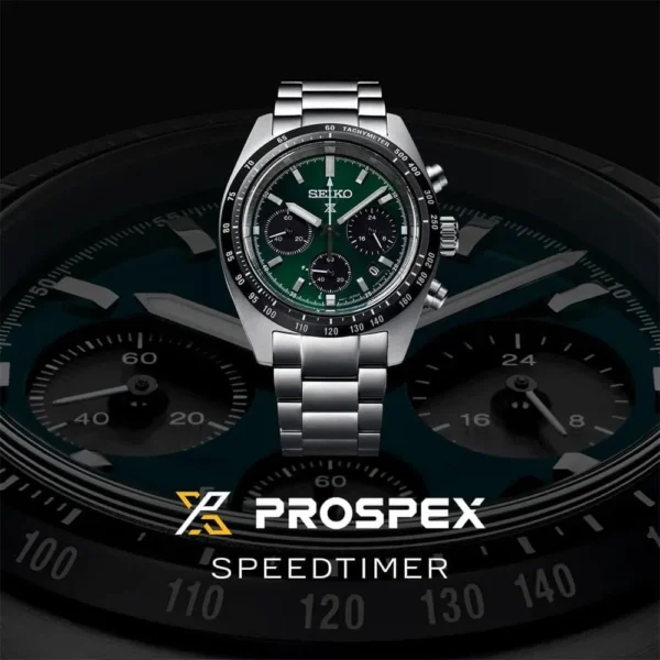 RELOJ SEIKO PROSPEX SPEEDTIMER SSC933 SOLAR PARA HOMBRE | VERDE