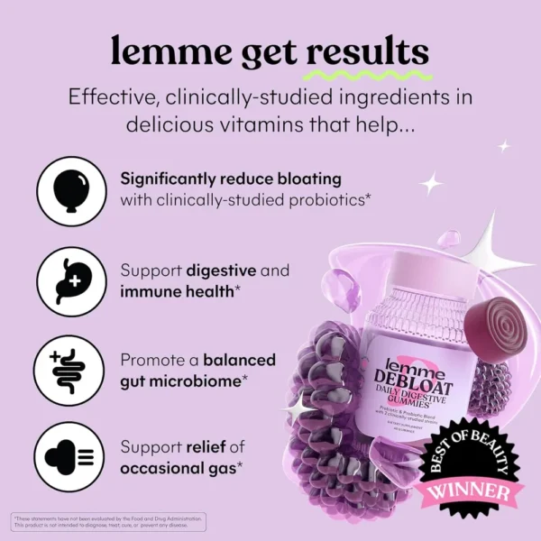 LEMME PACK GOMITAS DEBLOAT | 60 UND C/U