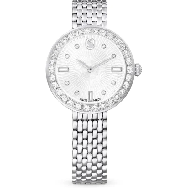 SWAROVSKI RELOJ CERTA CRYSTAL PARA MUJER | SILVER TONE