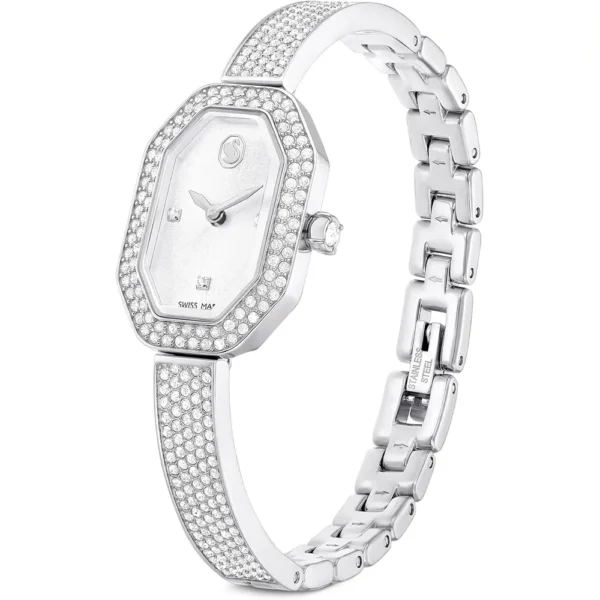 SWAROVSKI RELOJ DEXTERA BANGLE PARA MUJER | SILVER