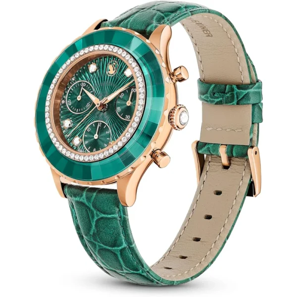 SWAROVSKI RELOJ OCTEA CHRONO PARA MUJER | GREEN