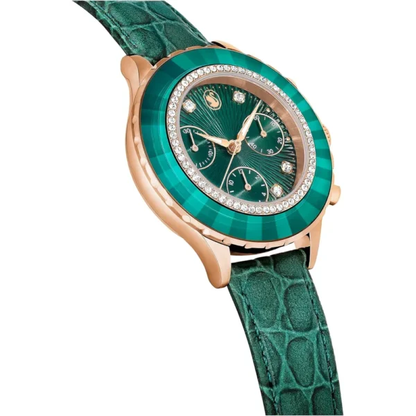 SWAROVSKI RELOJ OCTEA CHRONO PARA MUJER | GREEN