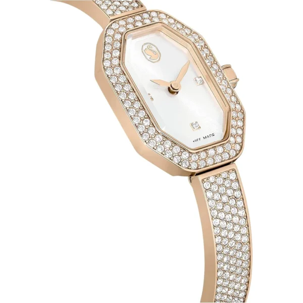 SWAROVSKI RELOJ DEXTERA BANGLE PARA MUJER | CHAMPAGNE GOLD
