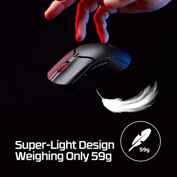 MOUSE INALÁMBRICO HYPERX PULSEFIRE HASTE 2 MINI COMPACT | BLANCO