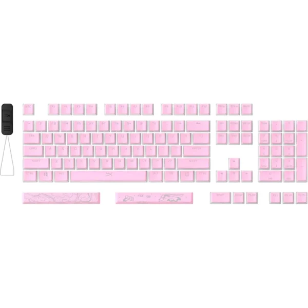 KEYCAPS HYPERX PUDDING 2 PBT 112 TECLAS | ROSA