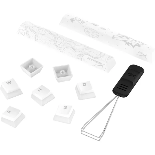 KEYCAPS HYPERX PUDDING 2 PBT 112 TECLAS | BLANCO