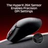 MOUSE INALÁMBRICO HYPERX PULSEFIRE HASTE 2 MINI COMPACT | NEGRO