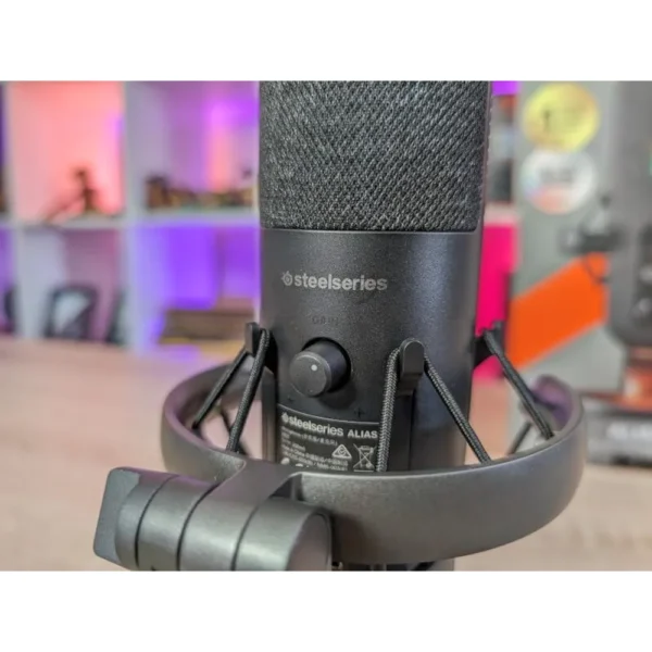 (REACONDICIONADO) MICRÓFONO USB ALIAS STEELSERIES | NEGRO