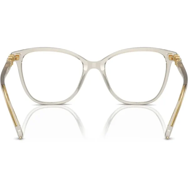 SWAROVSKI MONTURA CUADRADO SK2020 52 MM MUJER | TRANSPARENT BEIGE/DEMO LENS