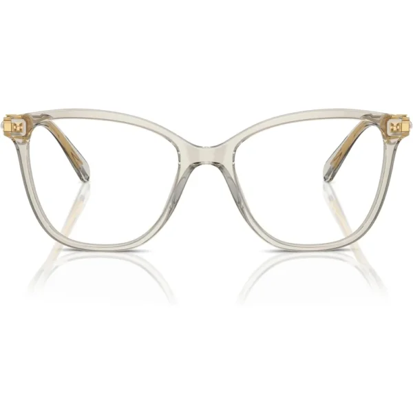 SWAROVSKI MONTURA CUADRADO SK2020 54 MM MUJER | TRANSPARENT BEIGE/DEMO LENS