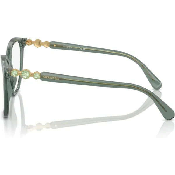 b0cts46y4l_2_webp.webp SWAROVSKI MONTURA CUADRADO SK2020 52 MM MUJER | TRANSPARENT GREEN/DEMO LENS