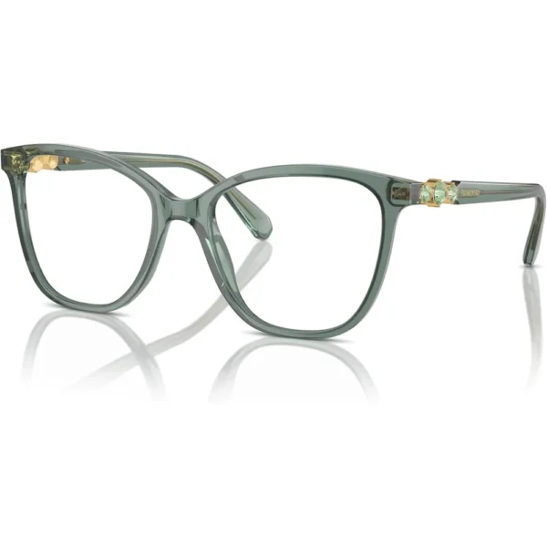 b0cts6rld9_1_webp.webp SWAROVSKI MONTURA CUADRADO SK2020 54 MM MUJER | TRANSPARENT GREEN/DEMO LENS