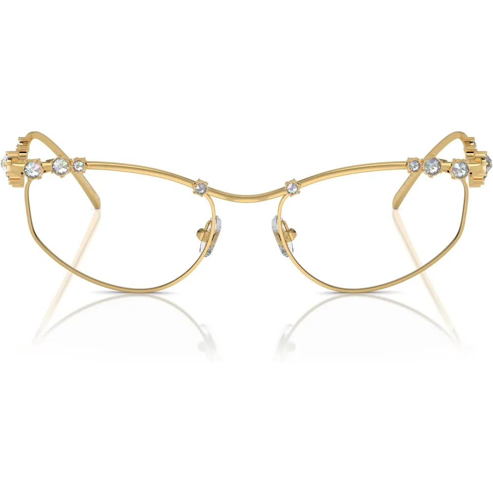 SWAROVSKI MONTURA SK1015 55 MM MUJER | GOLD/DEMO LENS