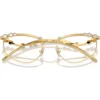 SWAROVSKI MONTURA SK1015 55 MM MUJER | GOLD/DEMO LENS