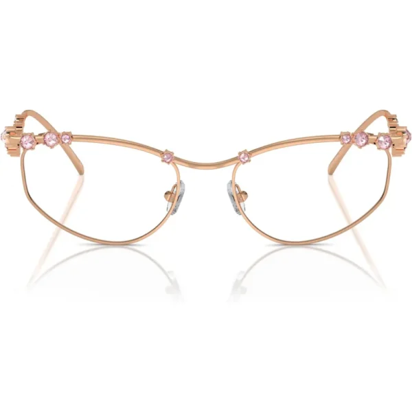 SWAROVSKI MONTURA SK1015 55 MM MUJER | ROSE GOLD/DEMO LENS