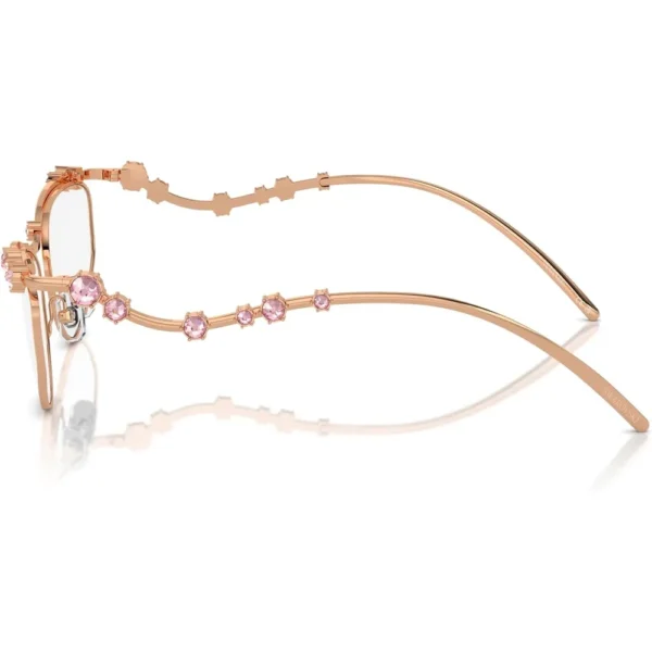 SWAROVSKI MONTURA SK1015 55 MM MUJER | ROSE GOLD/DEMO LENS