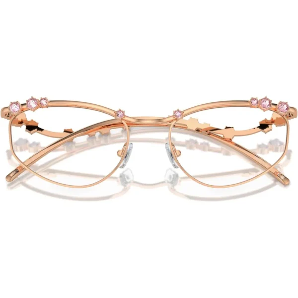SWAROVSKI MONTURA SK1015 55 MM MUJER | ROSE GOLD/DEMO LENS