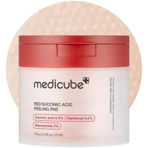 DISCOS TÓNICOS MEDICUBE RED SUCCINIC ACID PEELING PAD 70 UND