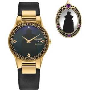 RELOJ CITIZEN ECO-DRIVE DISNEY REINA MALVADA MUJER | NEGRO