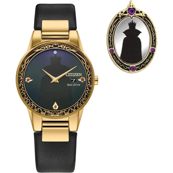 RELOJ CITIZEN ECO-DRIVE DISNEY REINA MALVADA MUJER | NEGRO