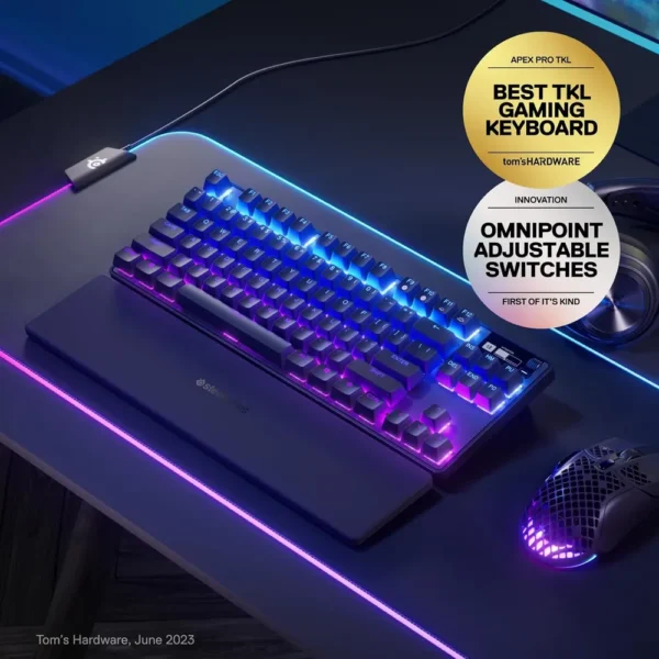 (REACONDICIONADO) TECLADO INALÁMBRICO MECÁNICO  APEX PRO TKL STEELSERIES | RGB
