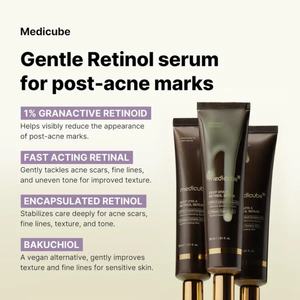 SUERO MEDICUBE DEEP REVIVING RETINOL SERUM 1 OZ / 30 ML