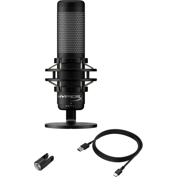 MICRÓFONO HYPERX QUADCAST S USB | NEGRO