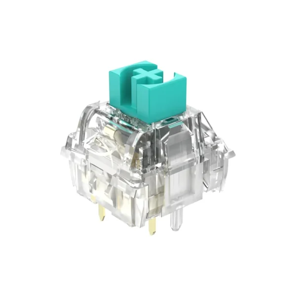 SWITCHES HYPERX AQUA 5 PINES PRELUBRICADOS | CELESTE