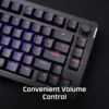 TECLADO ALÁMBRICO HYPERX ALLOY RISE 75 HOT SWAP | NEGRO