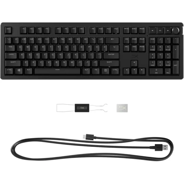 TECLADO ALÁMBRICO HYPERX ALLOY RISE HOT SWAP | NEGRO