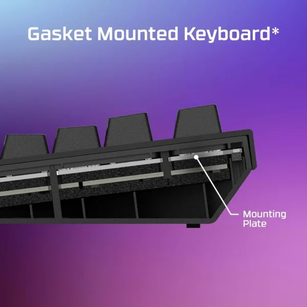 TECLADO ALÁMBRICO HYPERX ALLOY RISE HOT SWAP | NEGRO