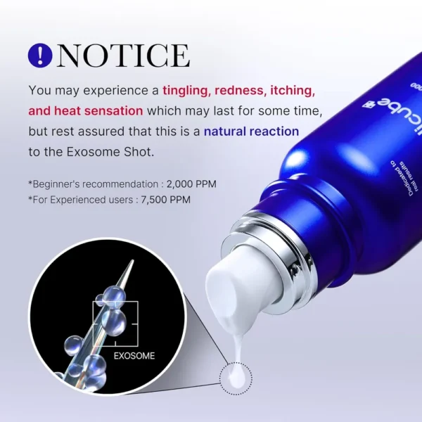 SUERO MEDICUBE EXOSOME SHOT ZERO 7500 PPM 1 OZ / 30 ML
