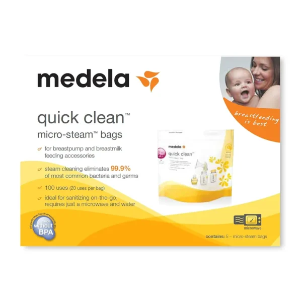 BOLSAS ESTERILIZADORAS MICROONDAS - MEDELA QUICK CLEAN 10 PZS