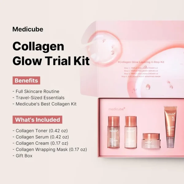 SET MEDICUBE COLLAGEN TRIAL 4 PZS