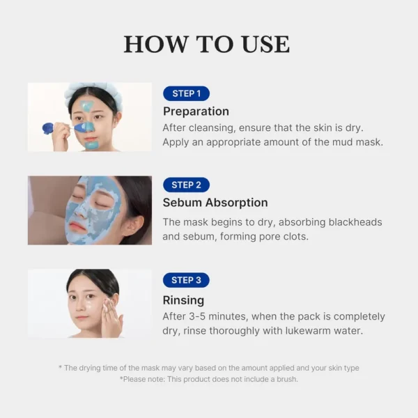 MASCARILLA MEDICUBE ZERO PORE BLACKHEAD MUD MASK 3.52 OZ / 100 G