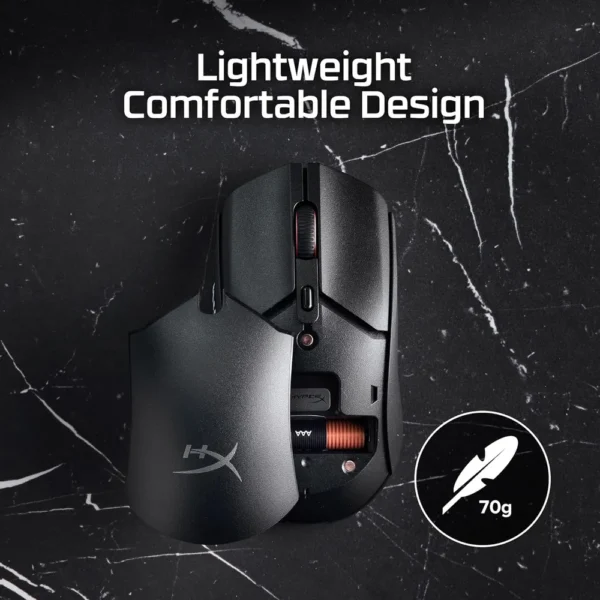 MOUSE INALÁMBRICO HYPERX PULSEFIRE HASTE 2 CORE DUAL | BLANCO