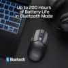 MOUSE INALÁMBRICO HYPERX PULSEFIRE HASTE 2 CORE DUAL | NEGRO