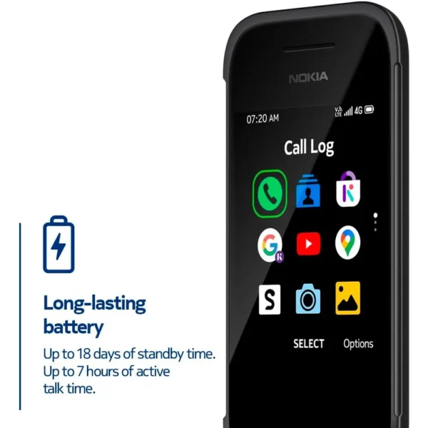 CELULAR NOKIA 2780 FLIP DIGITAL | NEGRO