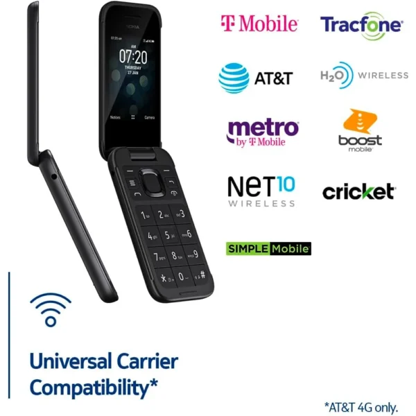 CELULAR NOKIA 2780 FLIP DIGITAL | NEGRO