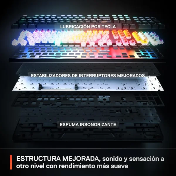 TECLADO ALÁMBRICO MECÁNICO APEX PRO GEN 3 STEELSERIES | NEGRO
