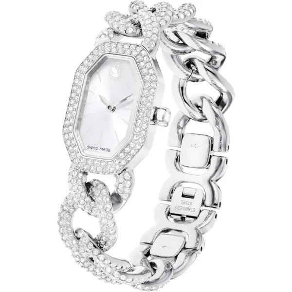 SWAROVSKI RELOJ DEXTERA OVAL PARA MUJER | ACERO
